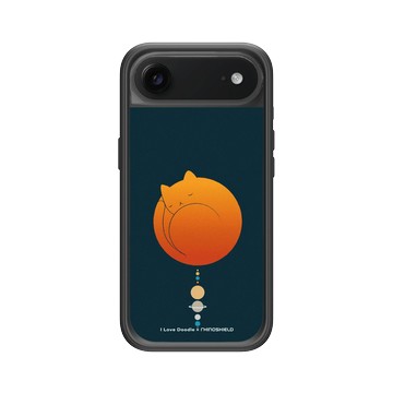iPhone Air Mod NX -邊框背蓋組合 (相機按鈕) 黑 - ilovedoodle (Lim Heng Swee) - Cat Landscape - The Solar System 貓咪太陽系
