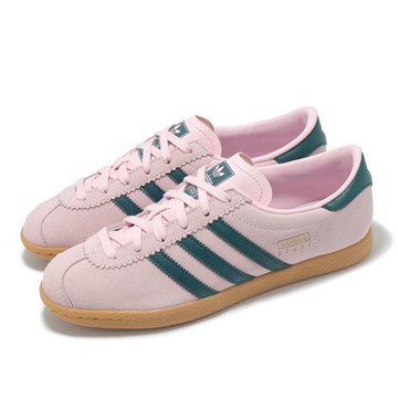 adidas 休閒鞋 Stadt 男鞋 女鞋 粉紅 深藍 麂皮 復古 膠底 愛迪達 JR9552