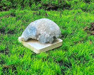 能量擺飾-天然能量原礦漸層天青石寶石山丘 療癒  開運 快速出貨