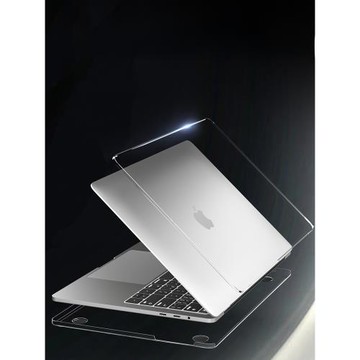 適用于蘋果Macbook筆記本保護殼Pro14 Pro13纖薄透明殼Air13 14耐磨防刮殼MAC祼機套Pro1516A2142透明保護殼