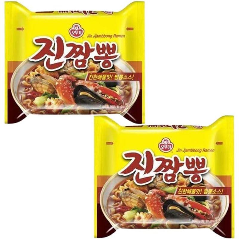 オットギ ジンチャンポン 130g×2袋 オットゥギ 眞チャンポン ラーメン 韓国 袋麺 所さんお届けモノです