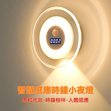 【智能感應夜充】LED小夜燈 人體感應燈 床頭壁燈 臥室夜燈 充電夜燈 小山丘光效 遙控調光 無線粘貼 起夜不摸黑