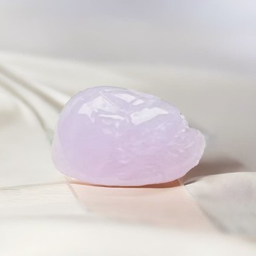 【招財神獸】冰種紫羅蘭貔貅| 戒面| 裸石| 天然緬甸翡翠| 送禮