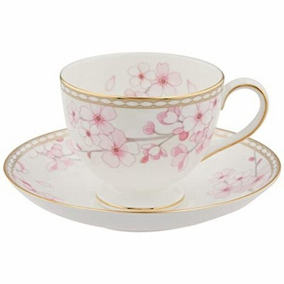 正規輸入品ウェッジウッド スプリング ブロッサム ティーカップ&ソーサー (リー) 結婚祝い プレゼント 1053200