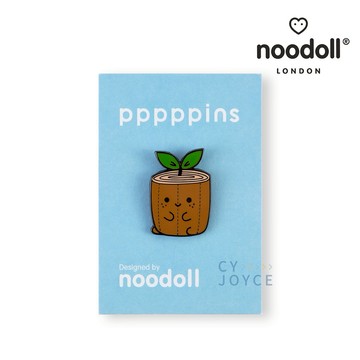 【noodoll】琺瑯別針｜Ricelogi 樹根娃娃