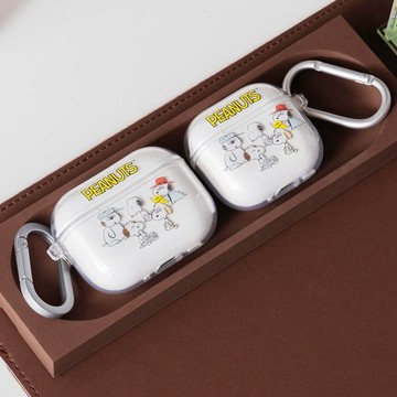 新品 elago PEANUTS 史努比&歐拉夫家族 AirPods透明保護殼