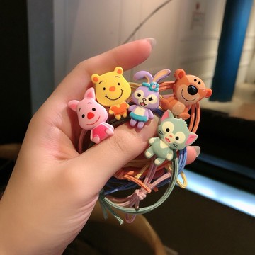 星黛露發繩日韓卡通打結發繩新款公仔發圈女學生扎馬尾橡皮筋皮套