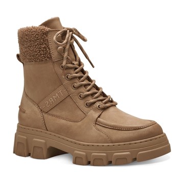 TAMARIS CAMEL CASUAL CLOSED BOOTIES 米白色女款鞋子