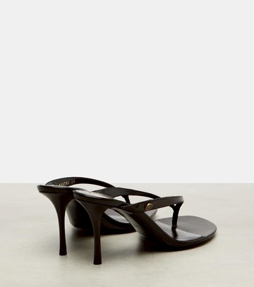 Saint Laurent Sue 75 leather thong sandals