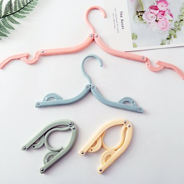 戶外折疊架 3折衣架(旅行/出差必備)北歐色衣架  //旅行折疊衣架 攜帶式衣架 摺疊衣架 魔術衣架 晒衣架 晾衣架 露營 旅遊