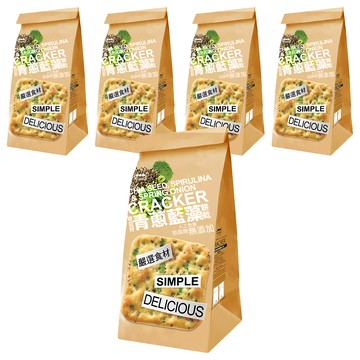 SUNFRIEND 奇亞籽青蔥藍藻餅乾  180g  5個