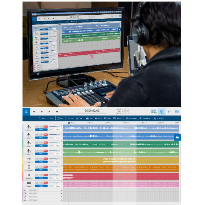 TASCAM(タスカム) Mixcast ポッドキャスト制作 USBオーディオインターフェース 高音質 Bluetooth受信