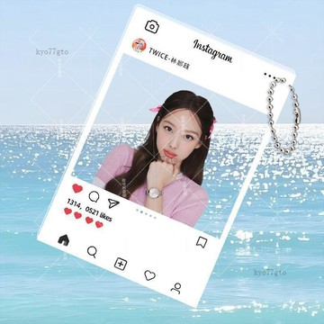 偶像周邊✨高CP值 Twice林娜璉周邊粉絲應援亞克力透卡合影卡書包裝飾掛件帶鏈條 閨蜜禮物 交換禮物