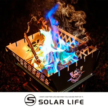 Solar Life 索樂生活 七彩魔法變色火焰粉 30g/10包.彩色火焰 焚火台變色粉 彩虹營火 火焰染色劑 魔法火
