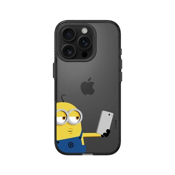 iPhone 16 Pro Clear (相機按鈕) 酷墨灰 - Minions - Minions - Take a Selfie