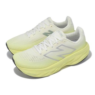 New Balance NB 慢跑鞋 Fresh Foam X 1080 V14 D 寬楦 女鞋 黃 米 緩衝 運動鞋 NB  W1080Q14-D