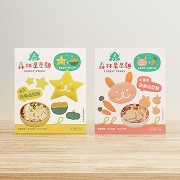 【森林麵食】森林星星麵-兩盒免運組合