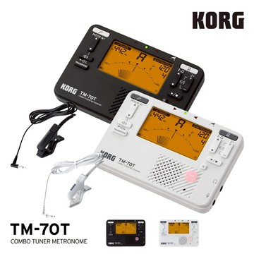 小叮噹的店- KORG TM-70C 調音器/節拍器+CM400 拾音夾 TM-60改版 TM-70T