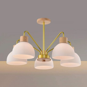 北歐風半吸頂五燈 B106-48-91402