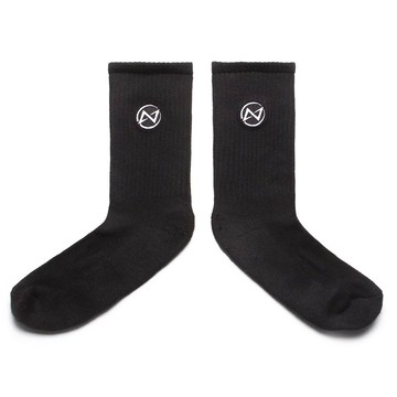UNDER PEACE 20SS INFINITY LOGO / POLYGIENE SOCKS 機能除臭 中筒襪 / 小腿襪 (黑色)