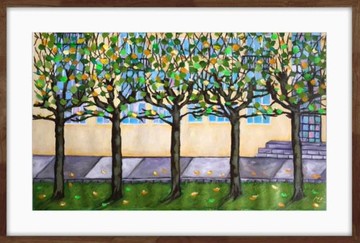 城市景觀 原創藝術 丙烯畫 室內裝飾 城市景觀藝術