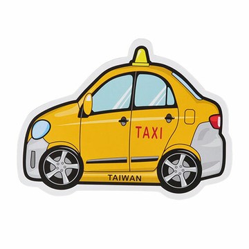 【仲夏周年慶】台灣旅行明信片/異型/計程車/小黃/台灣生活/TAIWAN/PostCard/MILU(台灣交通/汽車/TAIWAN)
