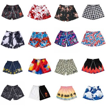 美式潮牌BKTSQD shorts運動籃球短褲 歐美網眼透氣跑步休閑四分褲