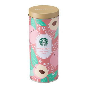 星巴克蜜桃優格風味威化捲心酥