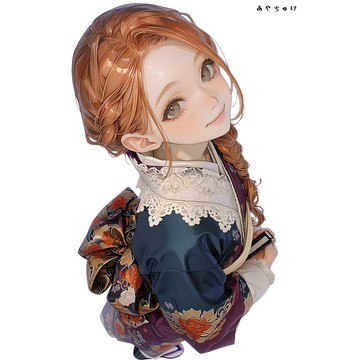 【9 月新作】07-144-0145 人物貼紙 幻想復古浪漫喫茶