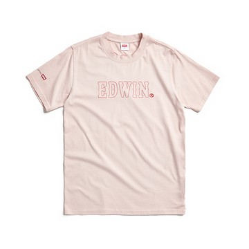 EDWIN｜男裝｜繡線印花短袖T恤