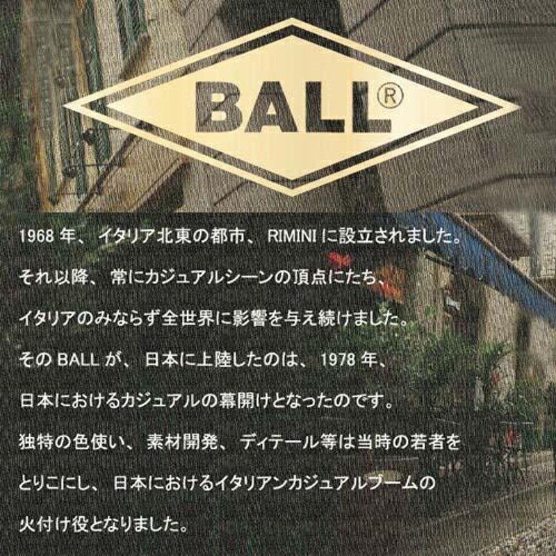 ロンt メンズ 長袖 tシャツ ヘビーウェイト 厚手 BALL ブランド 春夏