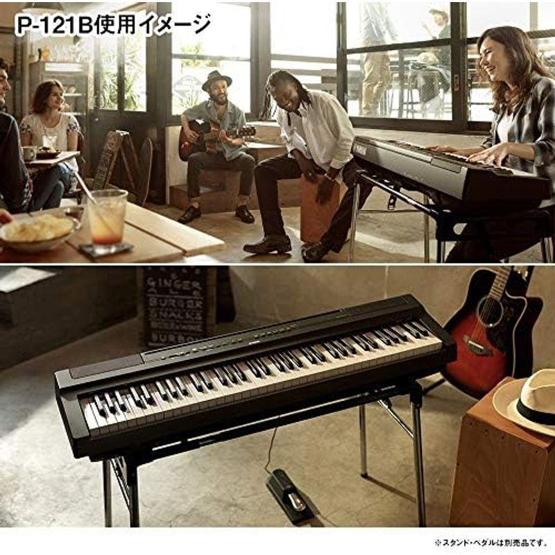 YAMAHA P-121 WH Xスタンドセット 電子ピアノ 73鍵盤 ヤマハ