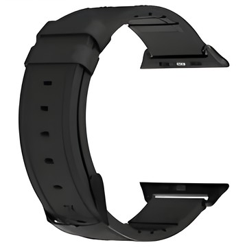 SwitchEasy Hybrid 矽膠真皮錶帶 S10 黑色  Apple Watch Series 4/5/6/SE/7/8/9  Apple Watch Series 4/5/6/SE/7/8/9 (44mm/45mm)  1條