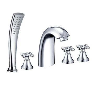 【大巨光】浴用檯面雙槍水龍頭_5件式(SB-1705)