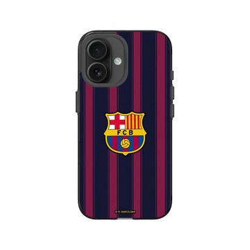 iPhone 16 Clear (相機按鈕) 酷墨灰 - FC Barcelona - Home Colors