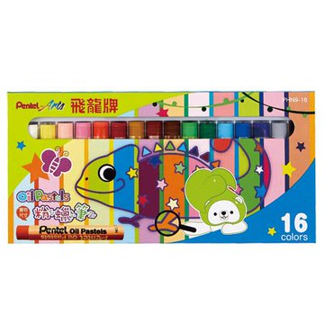 飛龍Pentel粉蠟筆/PHN9-16/16色