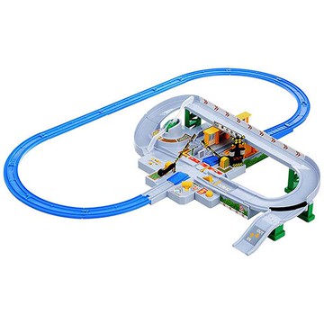 《TAKARA TOMY》PLARAIL鐵道王國  PR 平交道迴轉車道組 東喬精品百貨