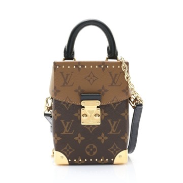 LOUIS VUITTON LV 路易威登 Camera Box 兩用包 棕色 原花帆布 【二手名牌BRAND OFF】