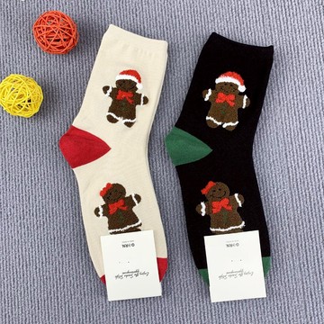 韓國襪 韓版襪 節慶襪子 聖誕襪 雪人襪 中筒襪 聖誕老人襪子 麋鹿襪 聖誕樹襪子 聖誕禮物薑餅人 台灣出貨 台灣賣家