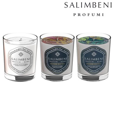 Salimbeni 薩林貝尼 香氛蠟燭 190g 室內香氛 融蠟燈 情人節 香薰 橙花 小蒼蘭 海神 白麝香 胡桃木