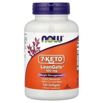 NOW Foods, 7-Keto LeanGels，100毫克，120粒軟膠囊