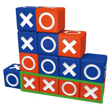 blue orange SWAN PANASIA 新天鵝堡 泛亞天鵝 爭牆鬥勝 Brix 桌遊，ABS塑膠，7歲以上適用  藍色 + 紅色 + 白色  1盒