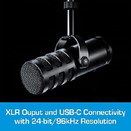 Samson Technologies Q9U Dynamic Broadcast Microphone, XLR USB, Black（並行輸入品）