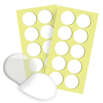 DADA 高黏度圓形雙面膠帶 35mm 1mm 20入