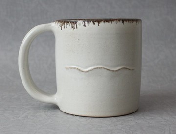 沙丘系列 - 暖暖白馬克杯