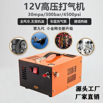 電動高壓打氣機30mpa便攜壓縮氣泵潛水呼吸泵4500psi