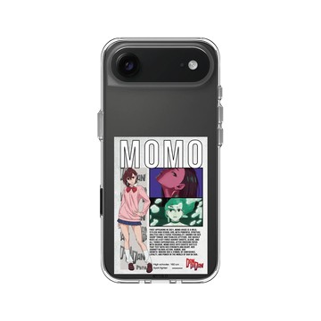 iPhone Air Clear Case（相機按鈕） 透明 - DanDaDan 膽大黨 - 角色系列-小桃