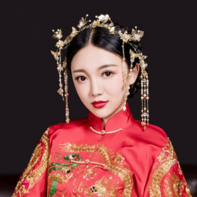 2点送料無料 髪飾り物 唐装漢服 中国風ウェディング チャイナ古代宮廷コスプレ衣装撮影結婚式グッズ ヘアアクセサリーかんざし花嫁 通販 Lineポイント最大1 0 Get Lineショッピング