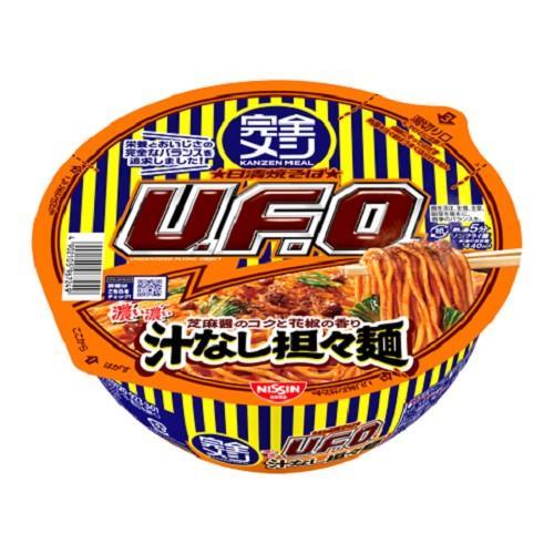 日清食品　完全メシ　日清焼そばＵ．Ｆ．Ｏ．　濃い濃い汁なし担々麺　128g×12個セット