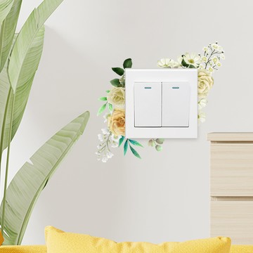 WE CHAMP 開關貼 山茶花 SPW-KG141